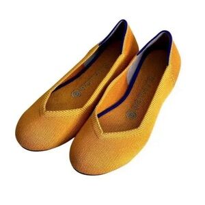 Rothy's Yellow and Blue Women's Flats